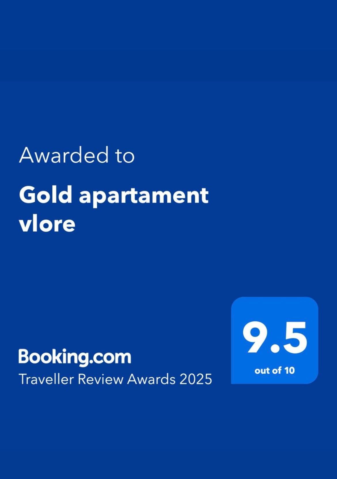 Gold Apartament Vlorë Esterno foto